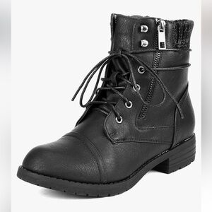 Dream Pairs Black Combat Boots